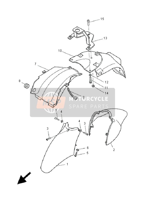 9017905X0300, Moer, Yamaha, 2